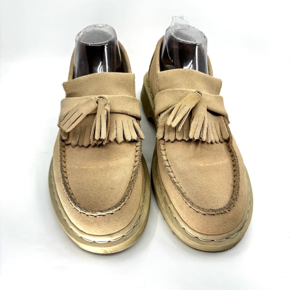 Dr Martens Adrian Tassel Loafer Color Warm Sand Suede SZ Women’s 10. Men’s 9. - Picture 2 of 9